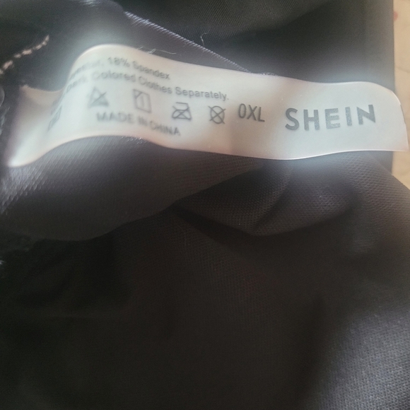 Shein Black and White Striped Swimsuit XL - Picture 5 of 5